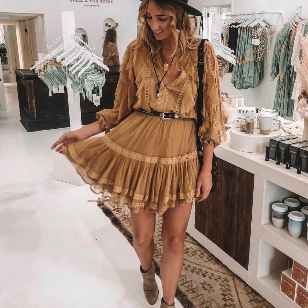 Spell & the Gypsy Grace Tulle Playdress Caramel